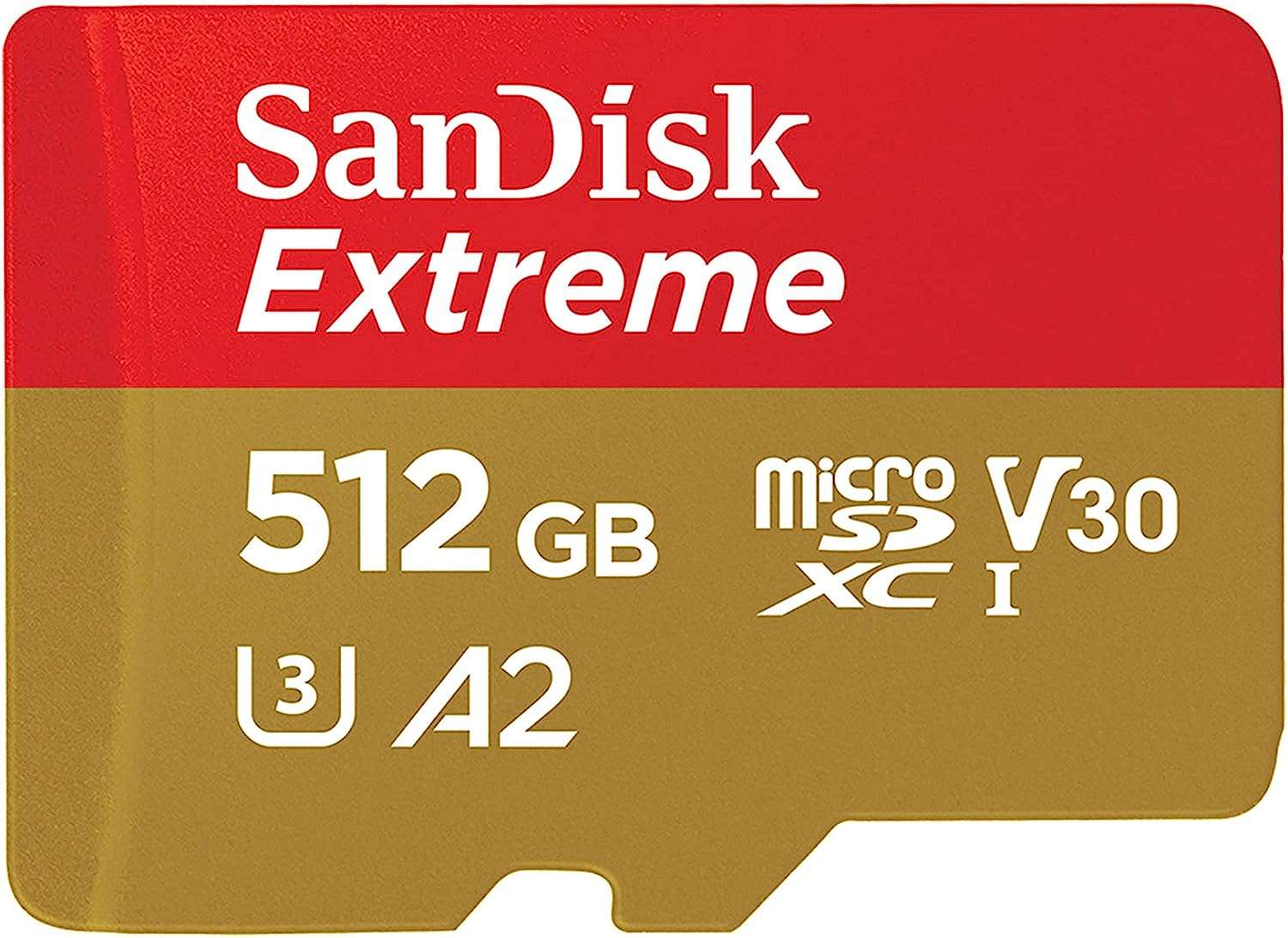 SanDisk Extreme Pro - Carte mémoire flash (adaptateur microSDXC vers SD  inclus(e)) - 512 Go - A2 / Video Class V30 / UHS-I U3 / Class10 - microSDXC  UHS-I - Carte mémoire