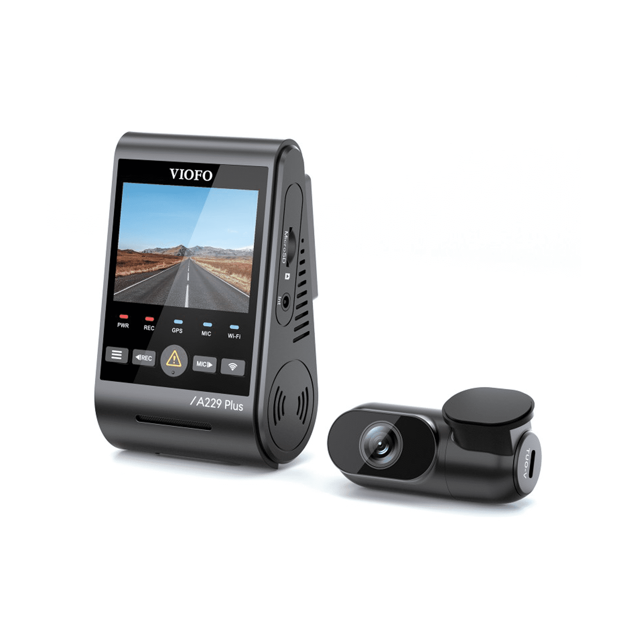 Dashcam VIOFO A229 Plus 2 canali 1440p (anteriore + diamine)