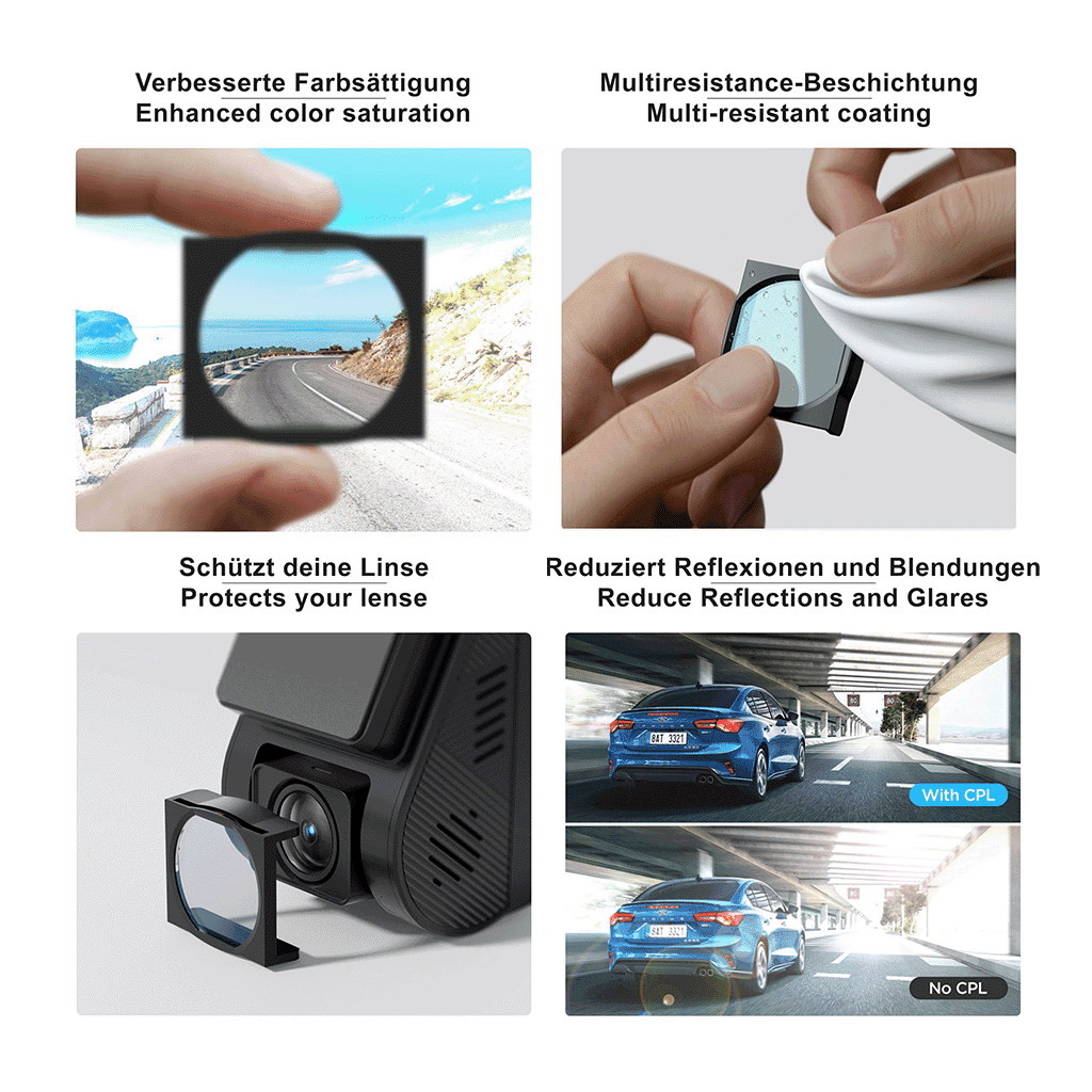 VIOFO CPL-100 per A119 Serie / A129 Serie (Filtro di polarizzazione)