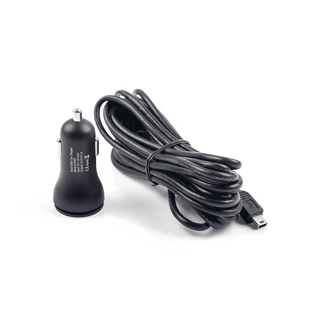 VIOFO Dual Kfz-Ladegerät D3000 und Kabel Mini-USB für A129 Plus / A129 Pro