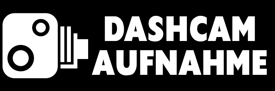Adesivo per auto registrazione dashcam bianco - 76x25mm - interno del finestrino