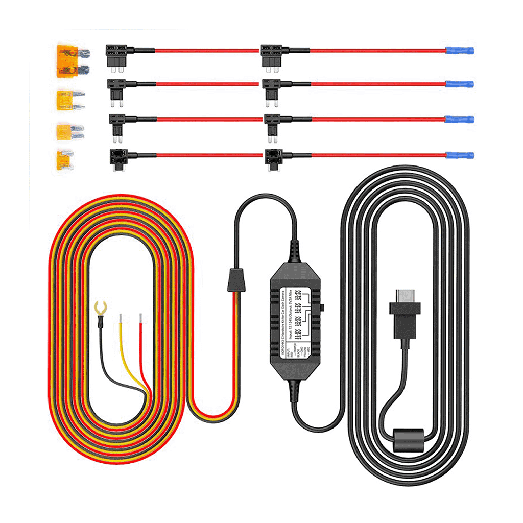 VIOFO Kit de câblage dur HK3-C Ensemble complet (connexion USB-C droite)