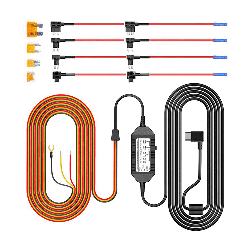 VIOFO Kit de Cableado Duro HK4 Conjunto Completo (Conexión USB-C 90°) (Complemento)
