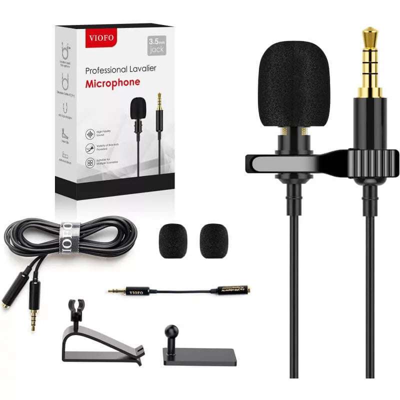 Universelles professionelles Lavalier-Mikrofon (3,5mm Anschluss)