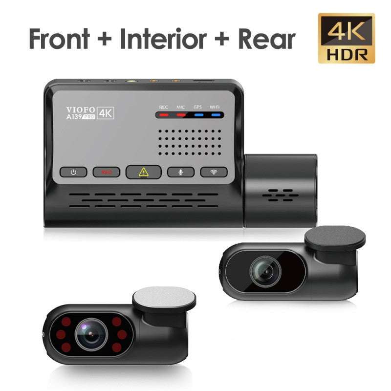 VIOFO A139 PRO 3CH Dashcam (Erstes echtes 4K dank SONY STARVIS 2 Sensor)