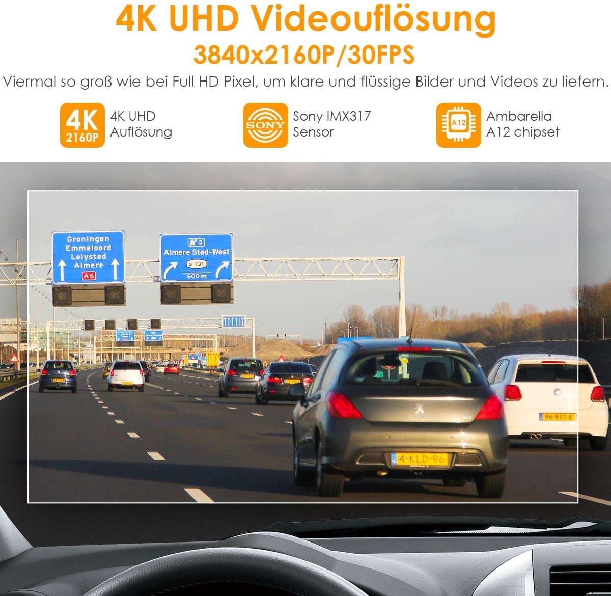 Vantrue X4 UHD 4K Dash Cam (¡¡¡última unidad!!!)