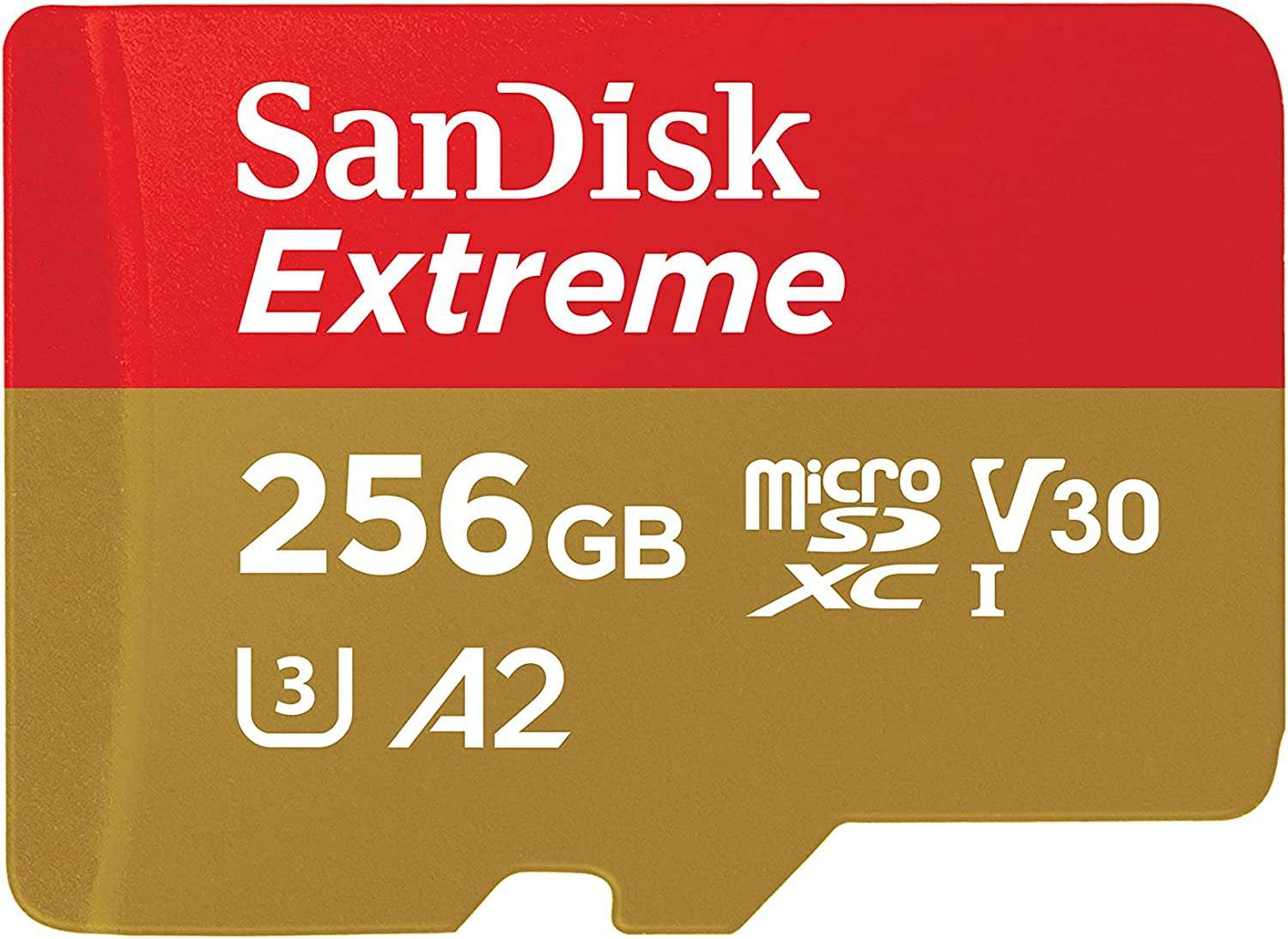 SanDisk Extreme microSDXC 256 GB SD Kart + Adaptör