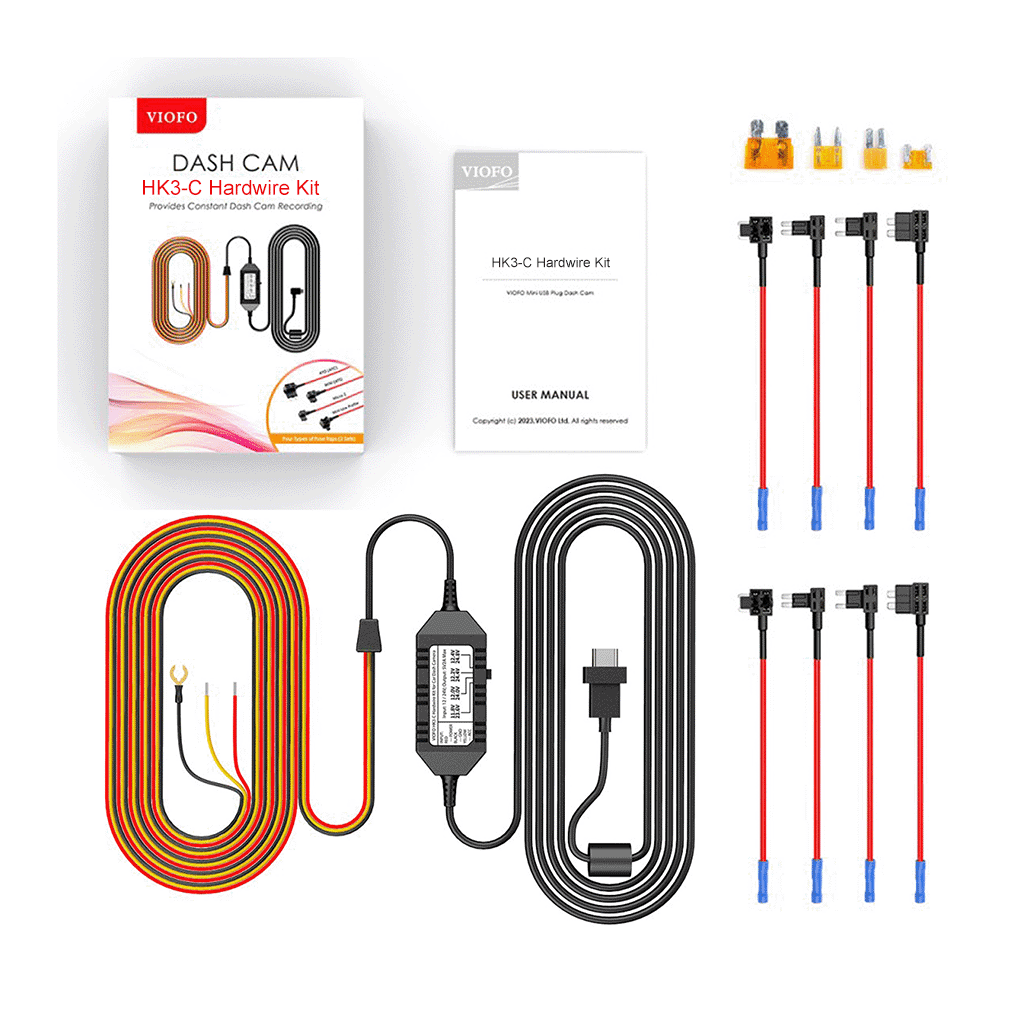 VIOFO Hardwire-Kit HK3-C Full-Set (gerader USB-C Anschluss) (Add-On)