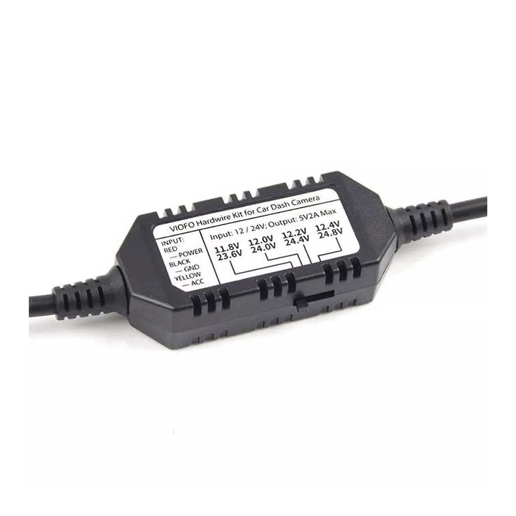VIOFO Hardwire Kit (HK4) for A119 MINI /2 | A229 /DUO/PLUS/PRO | T130 | WM1 (90° USB-C connector) 