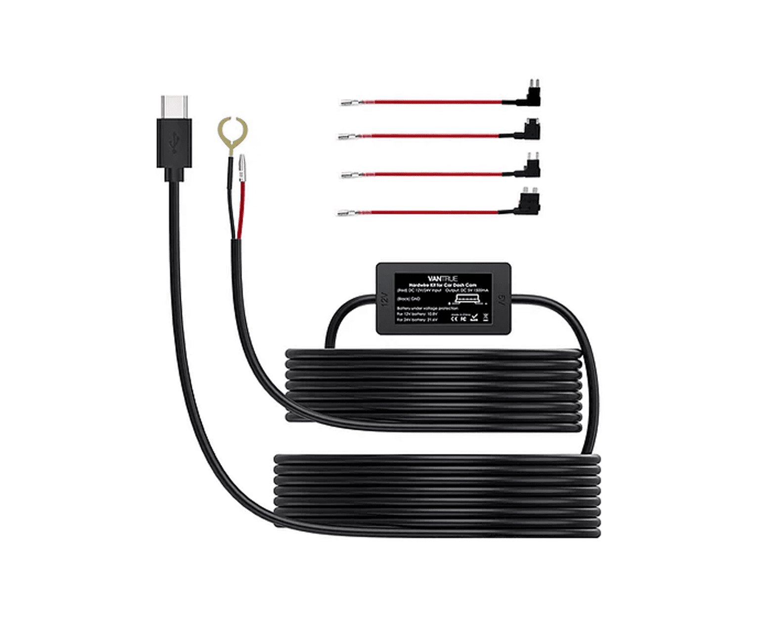 Vantrue N4 / X4S / E1 / E2 / N2S / T3 Hardwire Kit (Power Cable)
