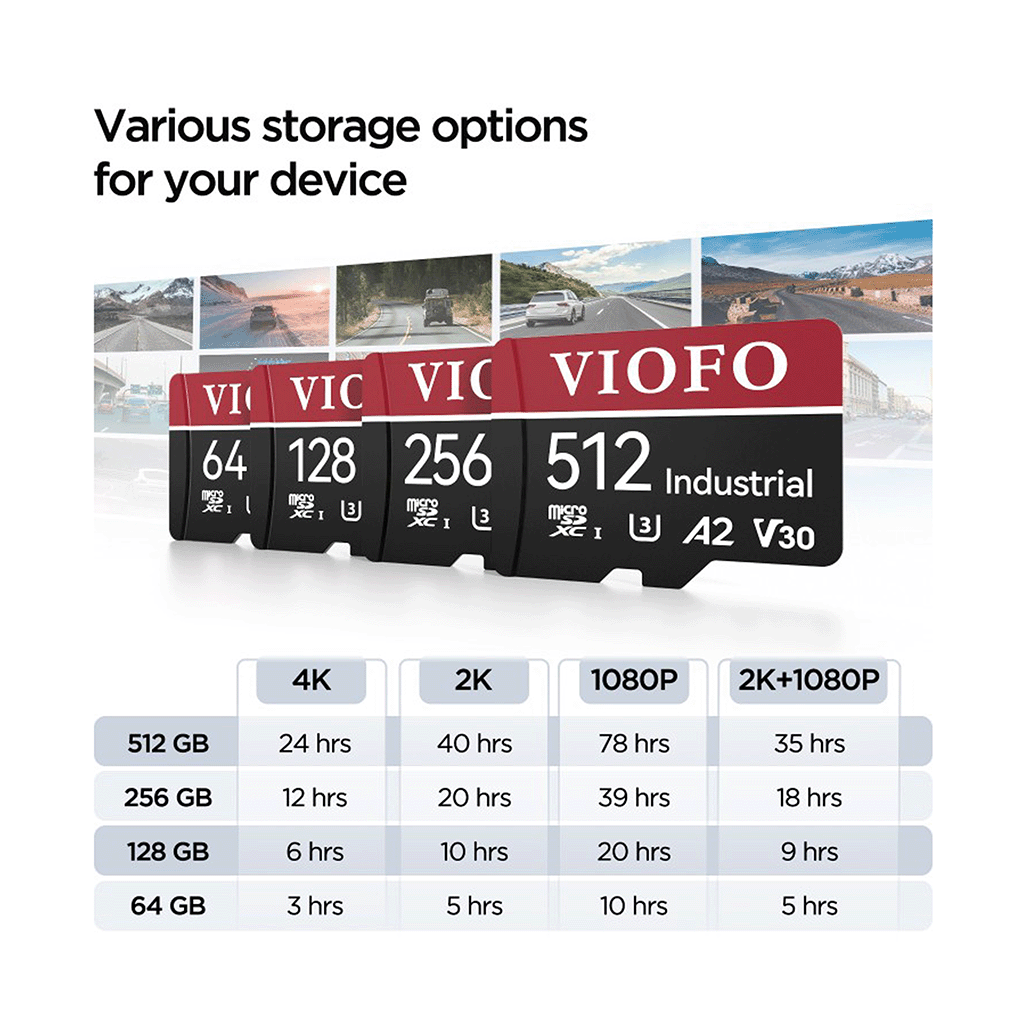 VIOFO 256 GB SD Kart