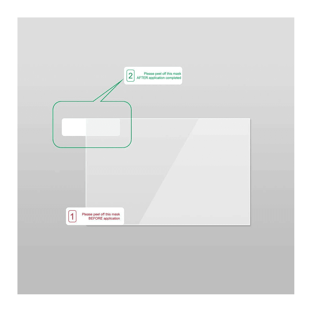 VIOFO 2x Adhesivo estático para parabrisas / Adhesivo estático