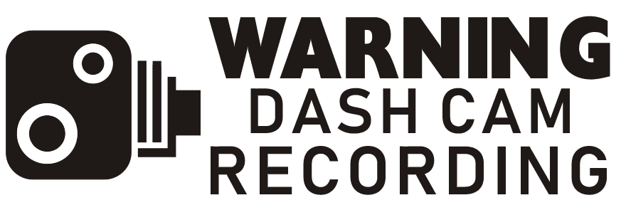 Warnung Dash Cam Aufnahme Vinyl Autoscheibe, Karosserie, Autoaufkleber  Aufkleber