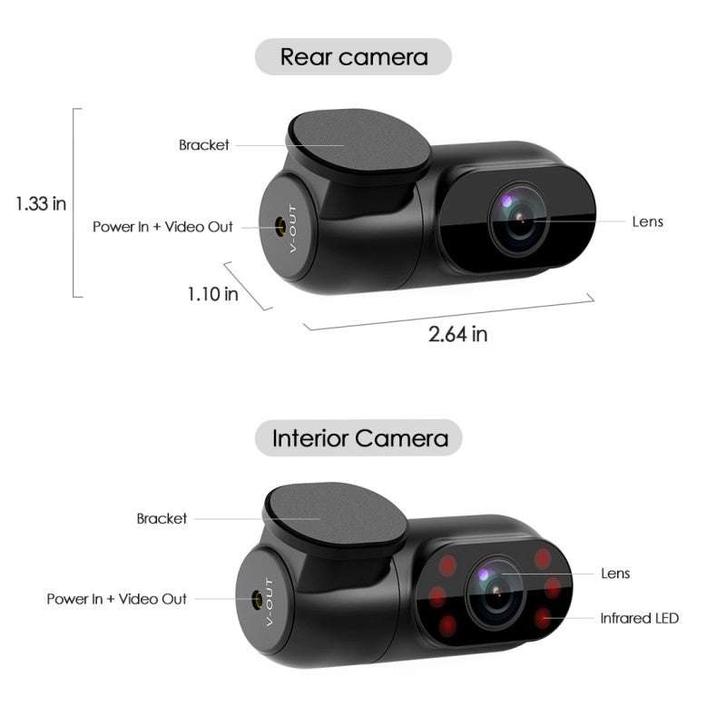 Kamera samochodowa VIOFO A139, 3-kanałowa, 1440p