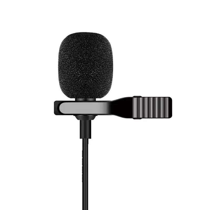 Evrensel profesyonel yaka mikrofonu (3,5 mm bağlantı)